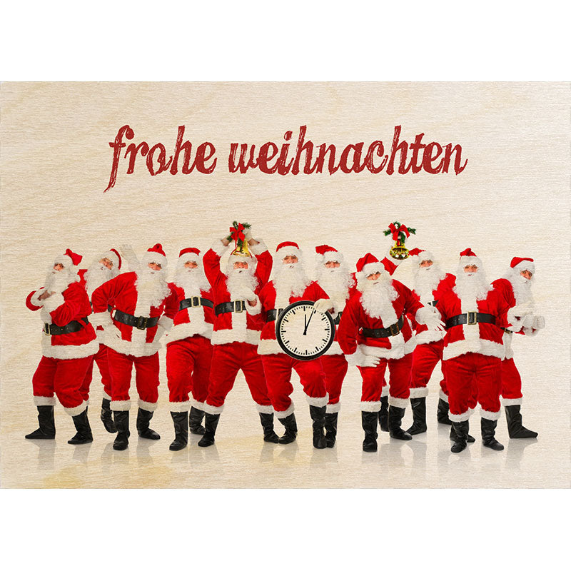 Woodcardz - Weihnachten Santa Gang