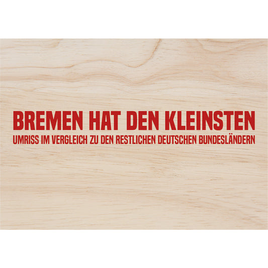 Woodcardz - Bremen hat den Kleinsten