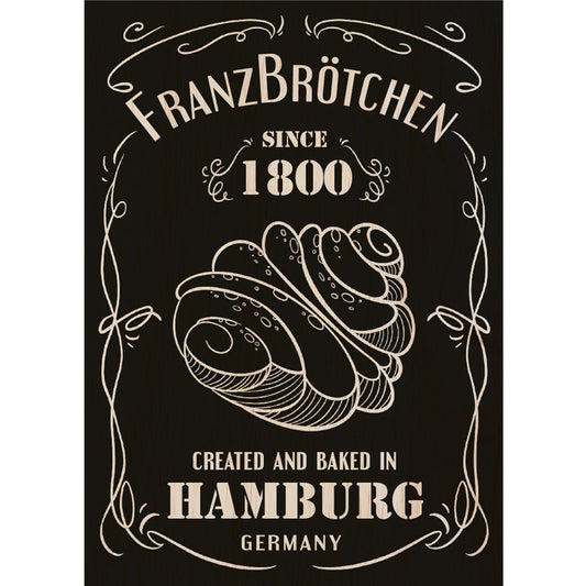 Tinycardz - Franzbrötchen dunkel